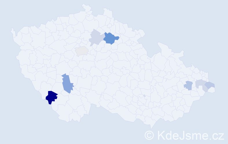 Příjmení: 'Popadič', počet výskytů 14 v celé ČR
