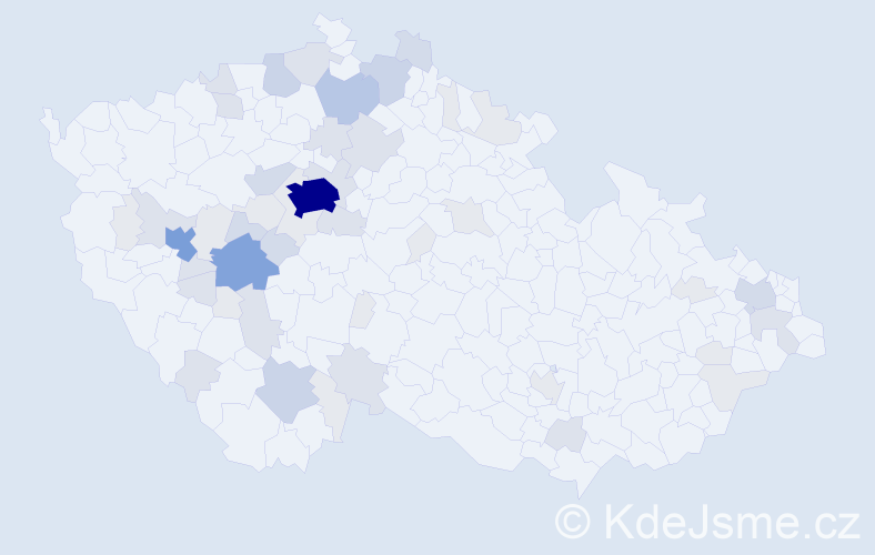 Příjmení: 'Kotrbatá', počet výskytů 158 v celé ČR