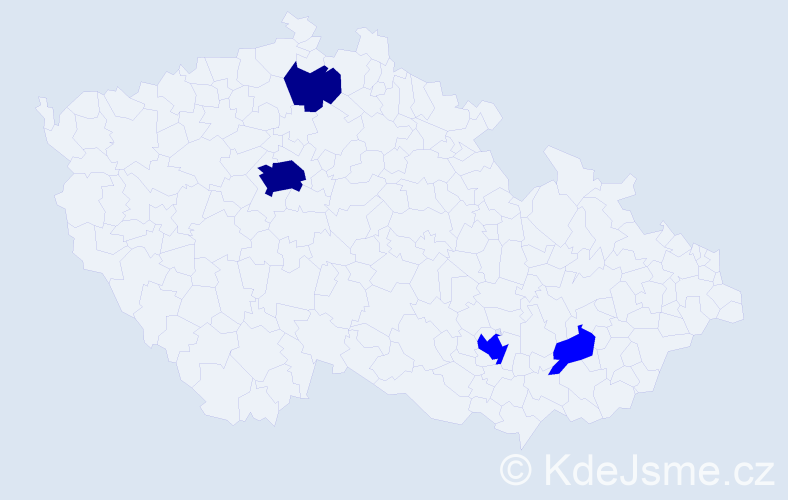 Příjmení: 'Volokh', počet výskytů 6 v celé ČR
