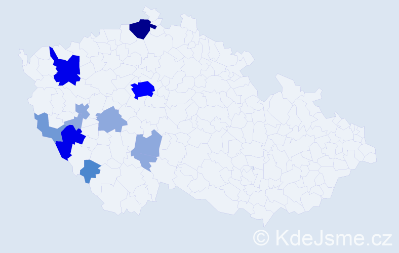 Příjmení: 'Pflanzerová', počet výskytů 30 v celé ČR