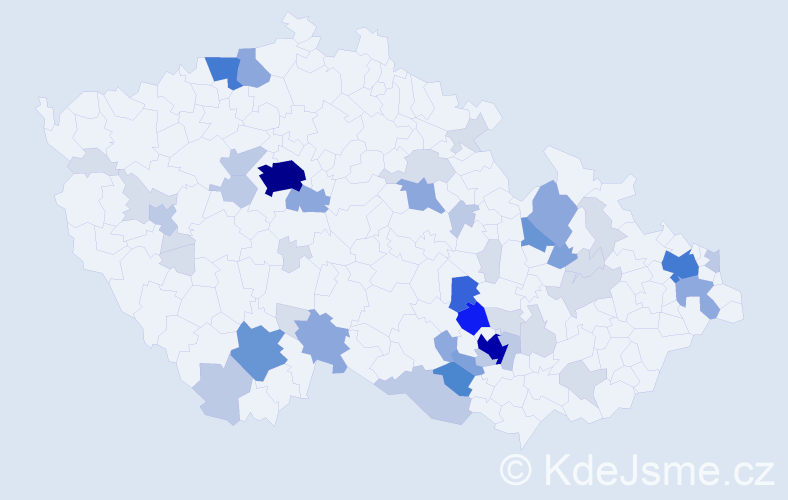 Příjmení: 'Lukasová', počet výskytů 172 v celé ČR