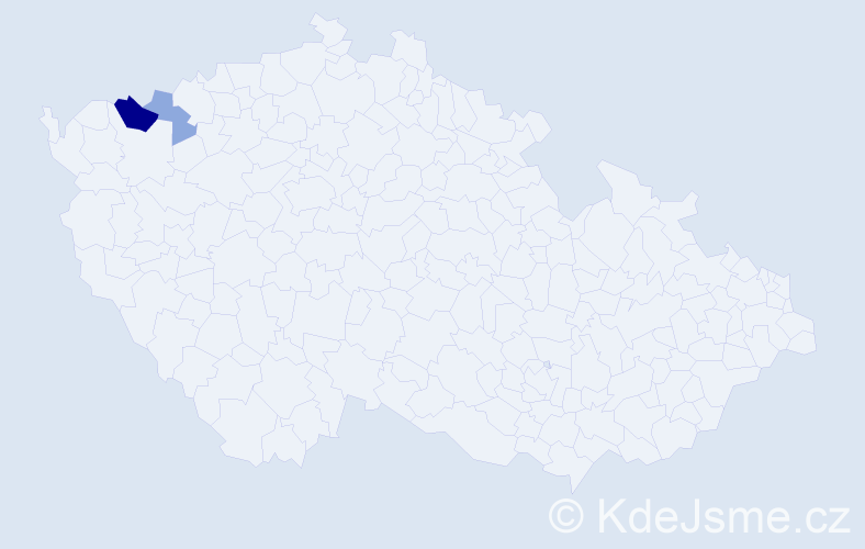 Příjmení: 'Leisová', počet výskytů 6 v celé ČR