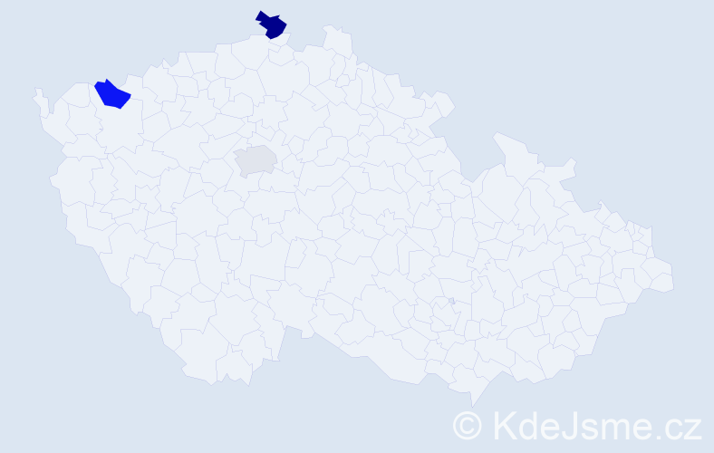 Příjmení: 'Maxinová', počet výskytů 7 v celé ČR