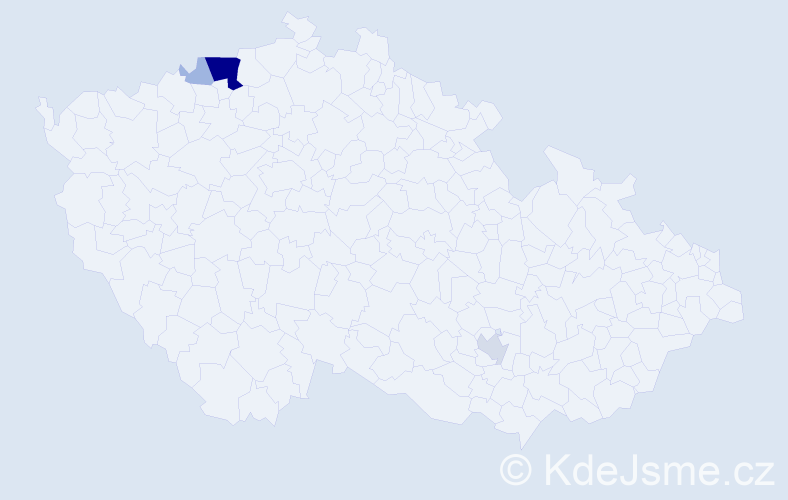 Příjmení: 'Kossakowská', počet výskytů 16 v celé ČR