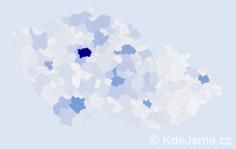 Příjmení: 'Bárta', počet výskytů 4778 v celé ČR