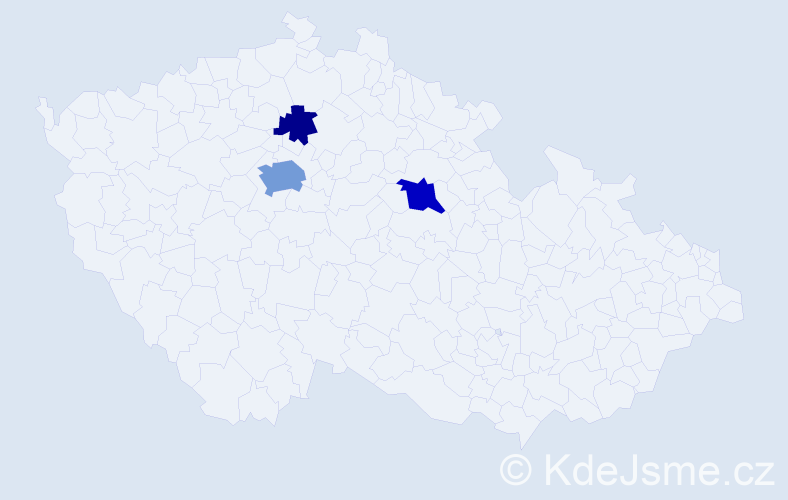 Příjmení: 'Motsko', počet výskytů 8 v celé ČR
