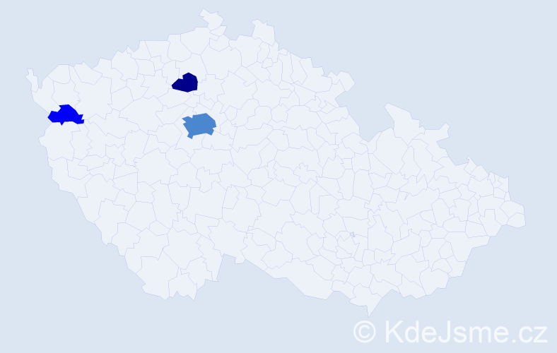 Příjmení: 'Pasečiaková', počet výskytů 6 v celé ČR