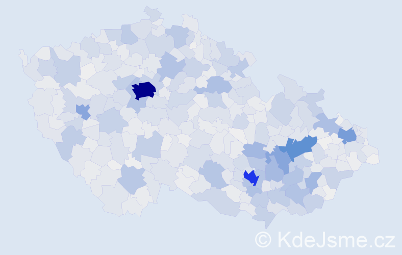 Příjmení: 'Sedláčková', počet výskytů 9178 v celé ČR