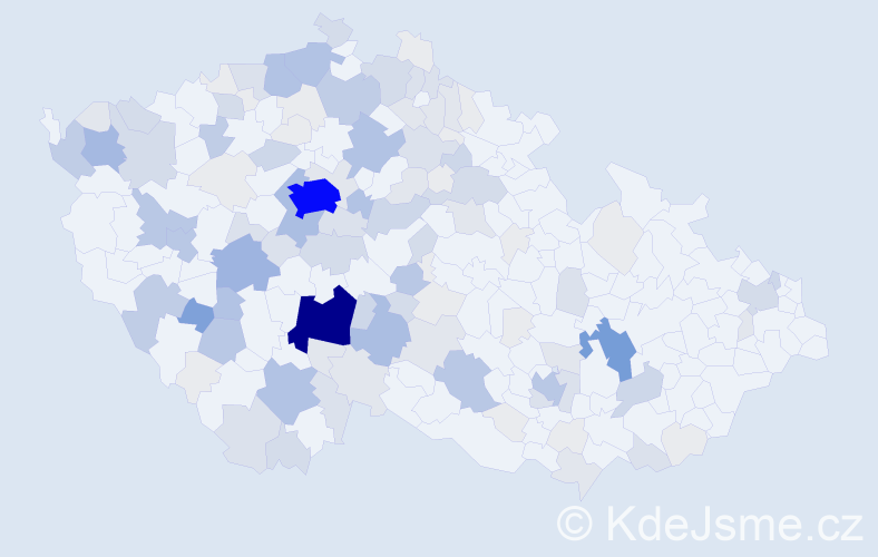 Příjmení: 'Makovec', počet výskytů 495 v celé ČR