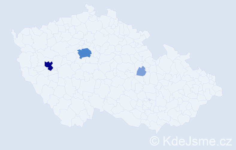 Příjmení: 'Ramadan', počet výskytů 19 v celé ČR