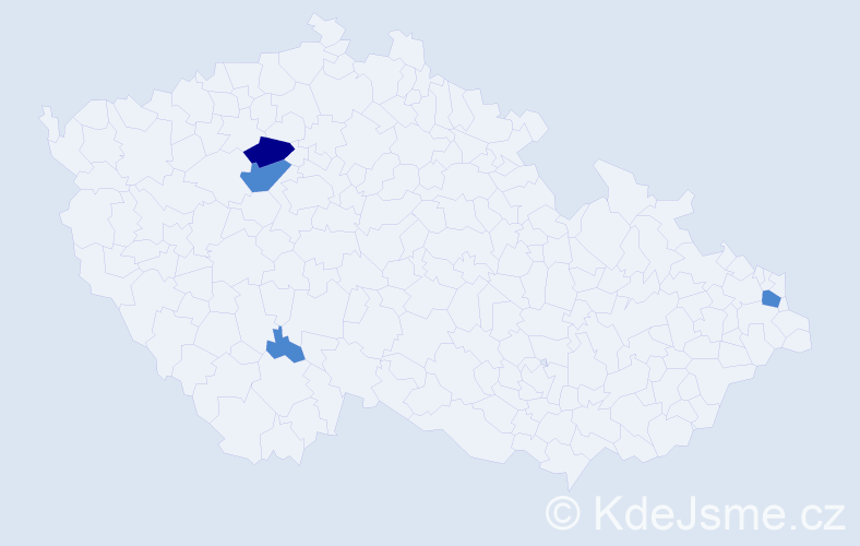 Příjmení: 'Lunger', počet výskytů 6 v celé ČR