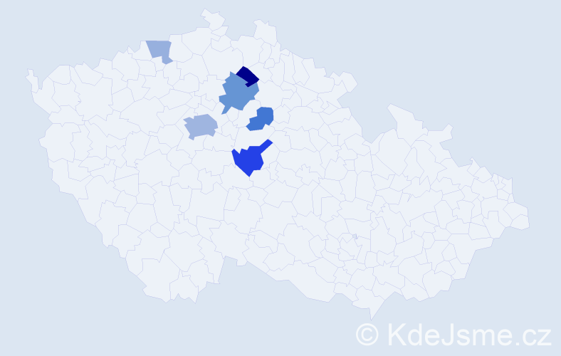 Příjmení: 'Baitlerová', počet výskytů 14 v celé ČR