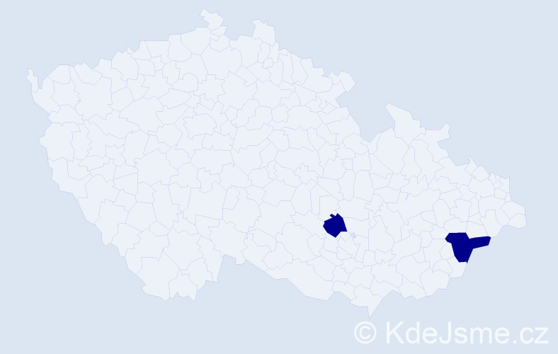 Příjmení: '"De Vita"', počet výskytů 2 v celé ČR