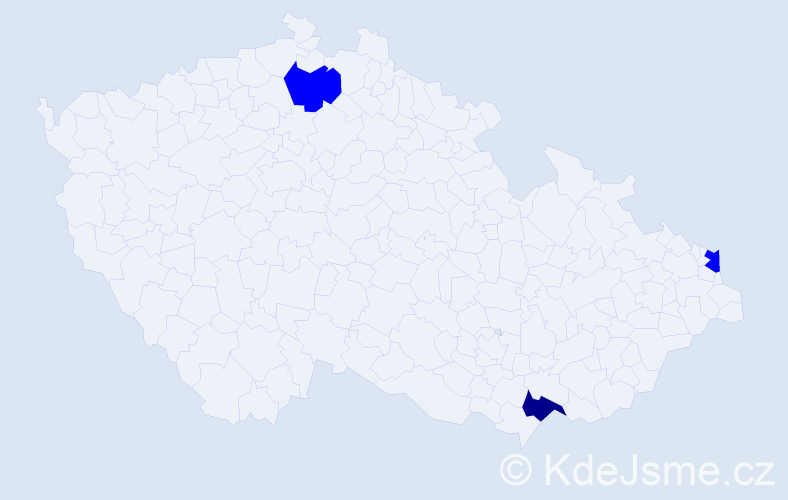 Příjmení: 'Mesochoridisová', počet výskytů 4 v celé ČR