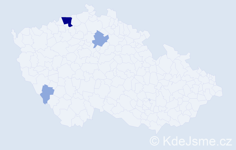 Příjmení: 'Zahorčák', počet výskytů 7 v celé ČR