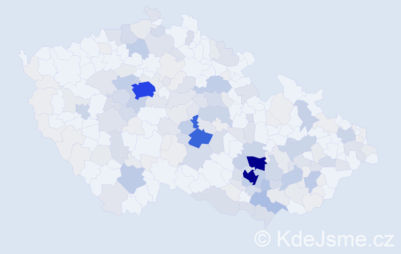 Příjmení: 'Kocmanová', počet výskytů 793 v celé ČR
