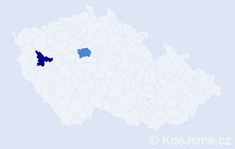 Příjmení: 'Aliyev', počet výskytů 4 v celé ČR