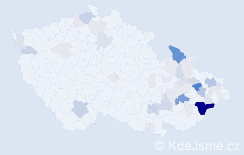 Příjmení: 'Leskovjan', počet výskytů 176 v celé ČR