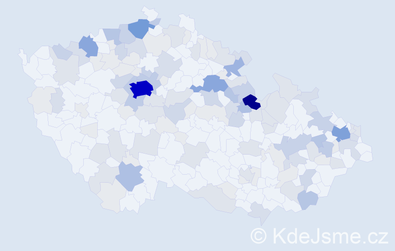 Příjmení: 'Luxová', počet výskytů 424 v celé ČR