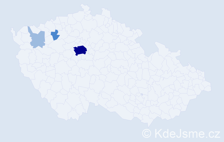 Příjmení: 'Chirnside', počet výskytů 7 v celé ČR
