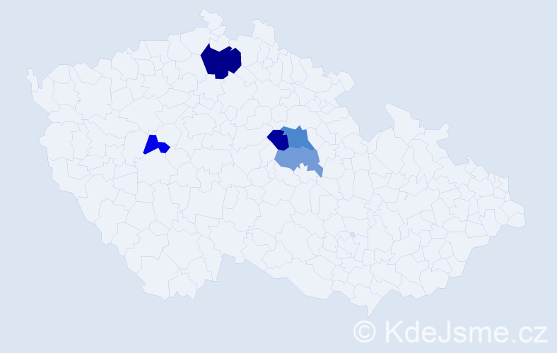 Příjmení: 'Macicha', počet výskytů 8 v celé ČR