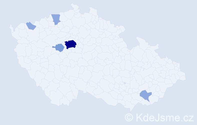Příjmení: 'Babaev', počet výskytů 13 v celé ČR