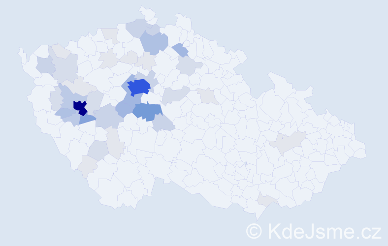 Příjmení: 'Lohrová', počet výskytů 159 v celé ČR