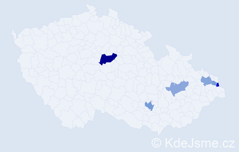 Příjmení: 'Banasinská', počet výskytů 11 v celé ČR