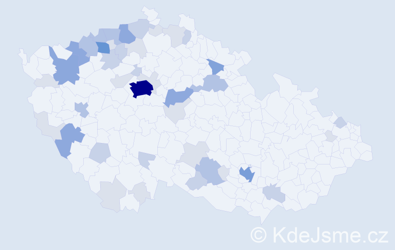 Příjmení: 'Keil', počet výskytů 119 v celé ČR