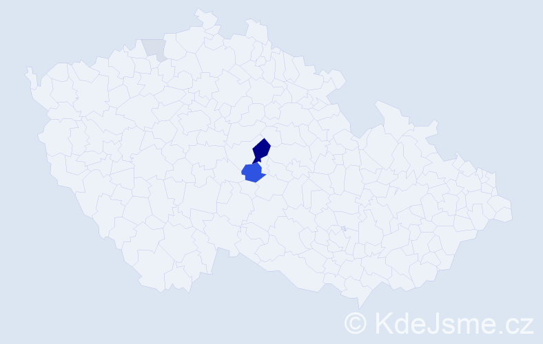 Příjmení: 'Hausdor', počet výskytů 10 v celé ČR
