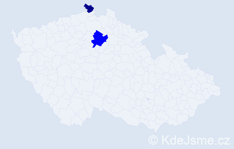 Příjmení: 'Plečko', počet výskytů 3 v celé ČR
