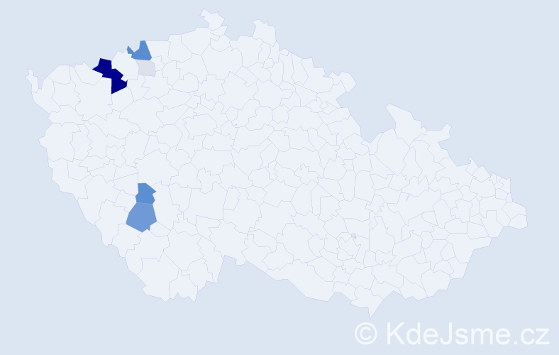 Příjmení: 'Petrovec', počet výskytů 29 v celé ČR