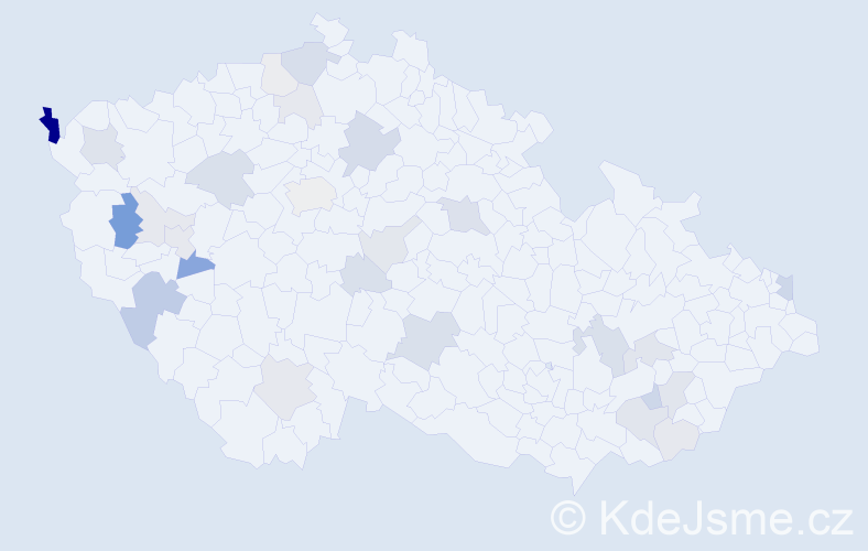 Příjmení: 'Pleško', počet výskytů 71 v celé ČR