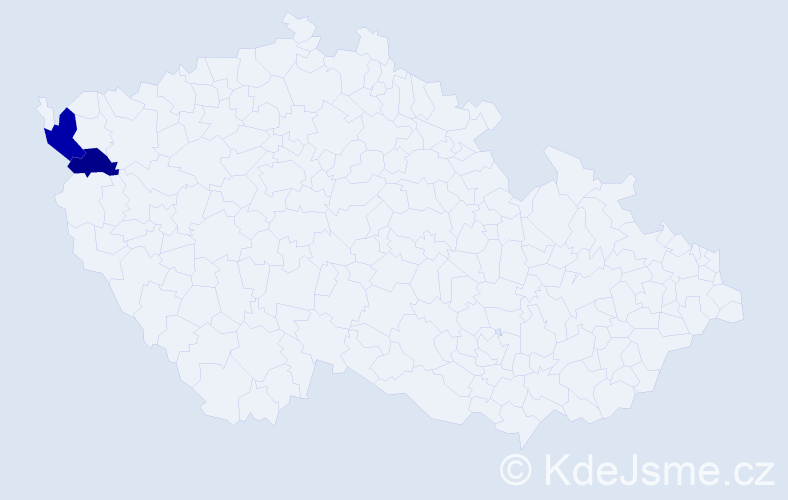 Příjmení: 'Antonjuková', počet výskytů 3 v celé ČR