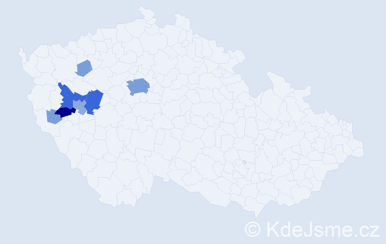 Příjmení: 'Multrus', počet výskytů 22 v celé ČR
