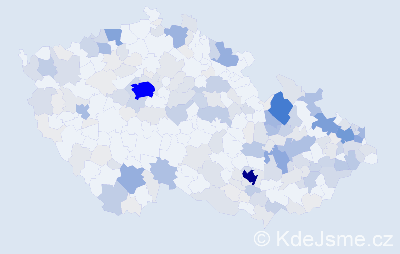 Příjmení: 'Winkler', počet výskytů 749 v celé ČR