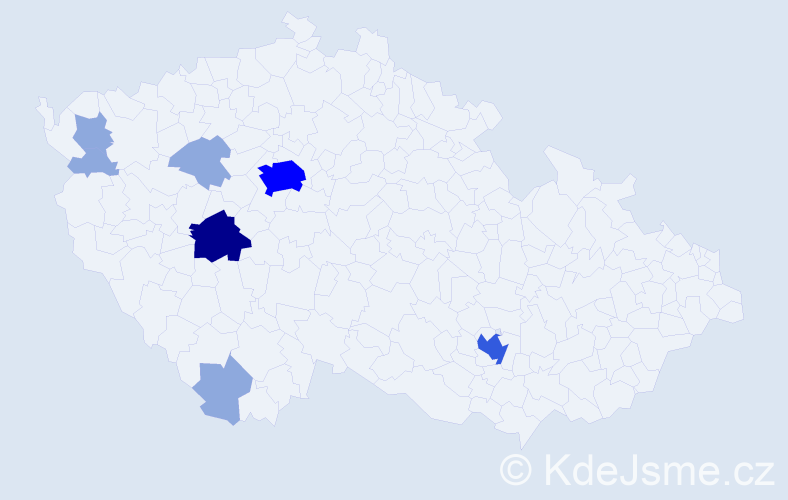 Příjmení: 'Solomonová', počet výskytů 16 v celé ČR