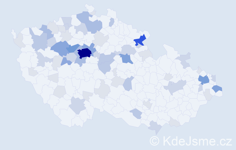 Příjmení: 'Kaufmanová', počet výskytů 176 v celé ČR