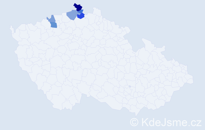 Příjmení: 'Streiftau', počet výskytů 21 v celé ČR
