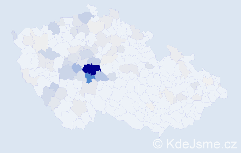 Příjmení: 'Fulín', počet výskytů 349 v celé ČR