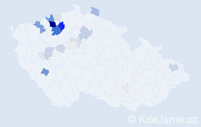 Příjmení: 'Scheithauerová', počet výskytů 52 v celé ČR
