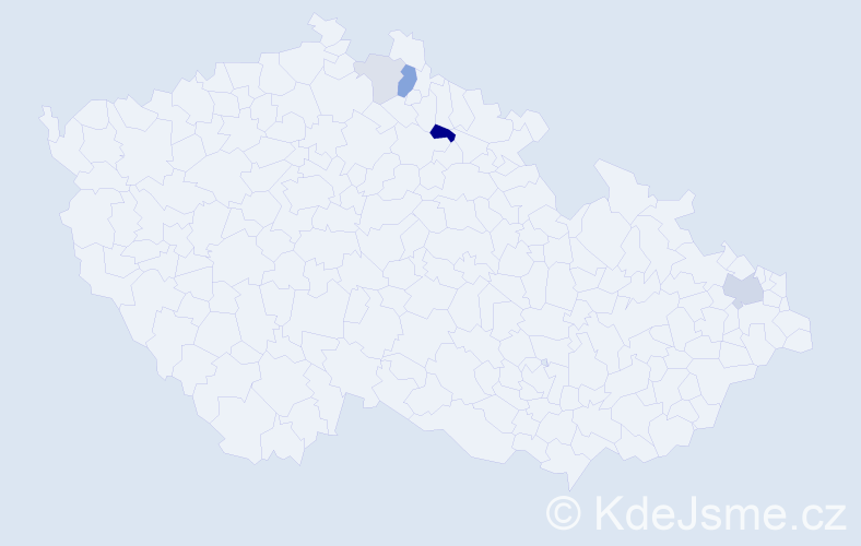 Příjmení: 'Trytko', počet výskytů 10 v celé ČR