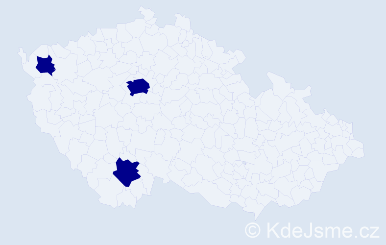 Příjmení: 'Zehetner', počet výskytů 3 v celé ČR