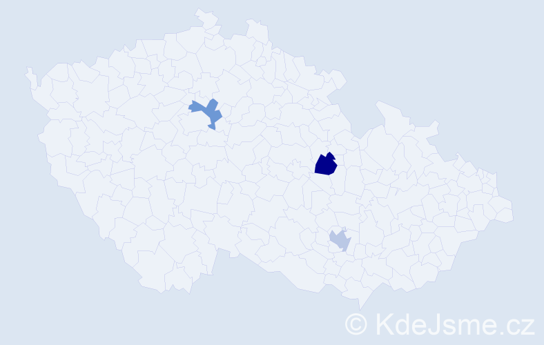 Příjmení: 'Leonte', počet výskytů 3 v celé ČR