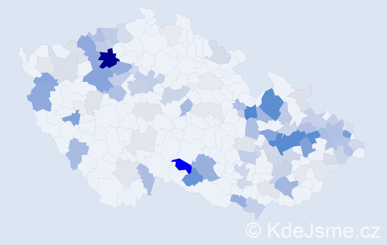 Příjmení: 'Drexler', počet výskytů 328 v celé ČR