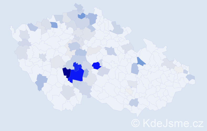 Příjmení: 'Kroužková', počet výskytů 211 v celé ČR
