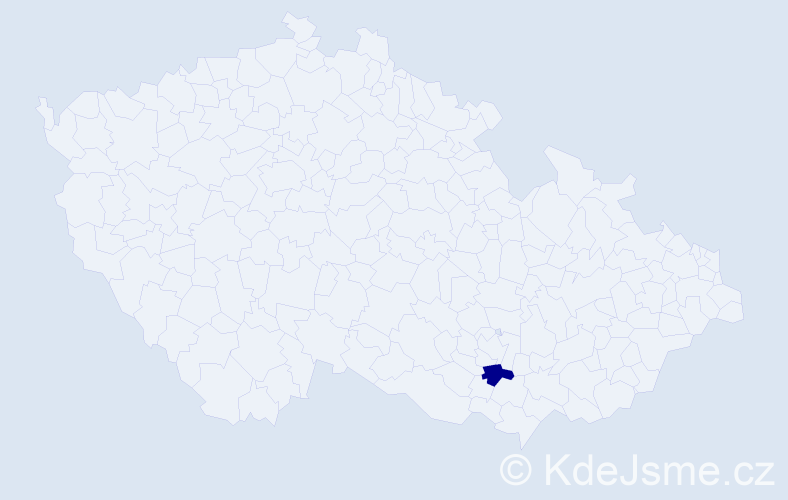 Příjmení: 'Marron', počet výskytů 1 v celé ČR