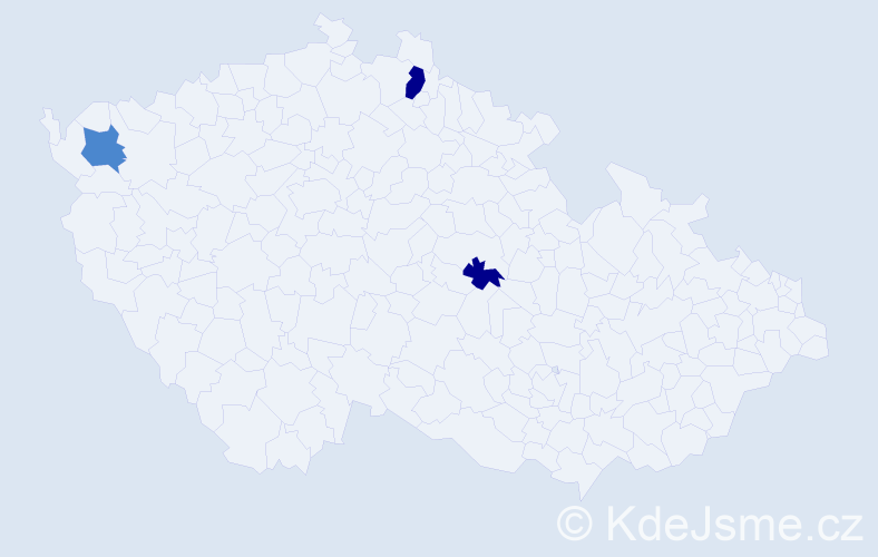 Příjmení: 'Saifrová', počet výskytů 7 v celé ČR