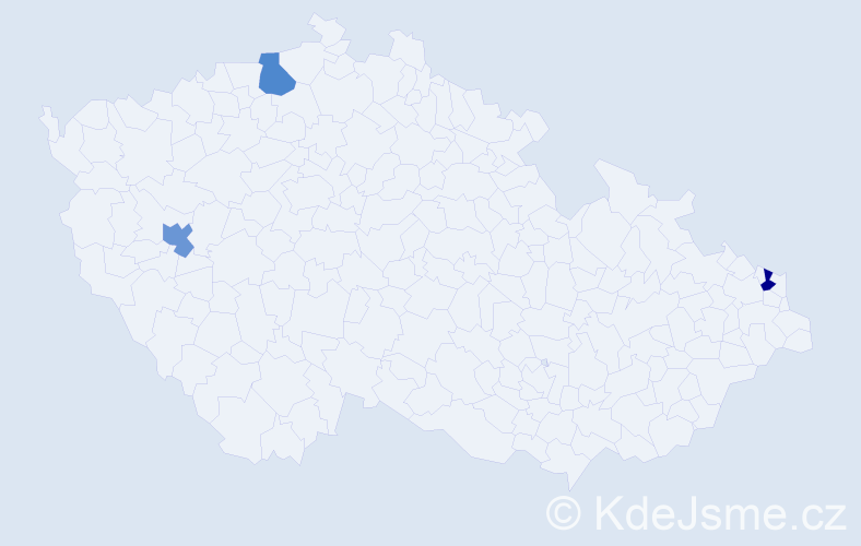 Příjmení: 'Horoshko', počet výskytů 3 v celé ČR