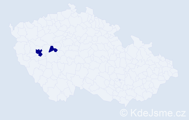 Příjmení: 'Andiĺ', počet výskytů 2 v celé ČR